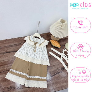 Set Bộ Đũi Nâu Be Bé Gái
