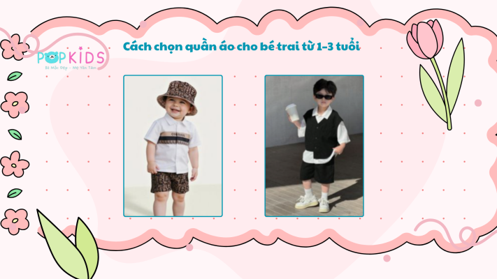 cách chọn quần áo bé trai
