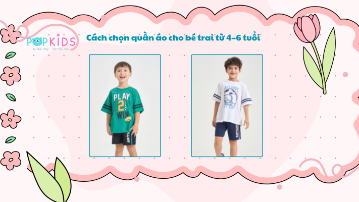 cách chọn quần áo bé trai