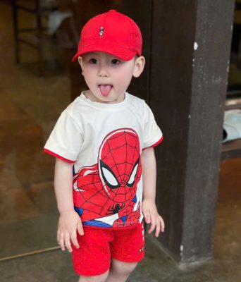 bộ spiderman bé trai