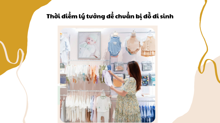 chuẩn bị đồ đi sinh cho mẹ và bé