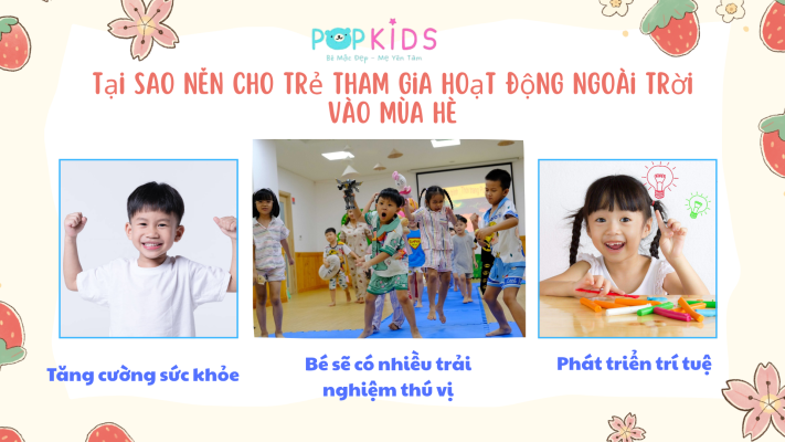Hoạt động ngoài trời cho trẻ vào mùa hè