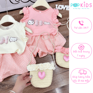 bộ đồ đi biển bé gái